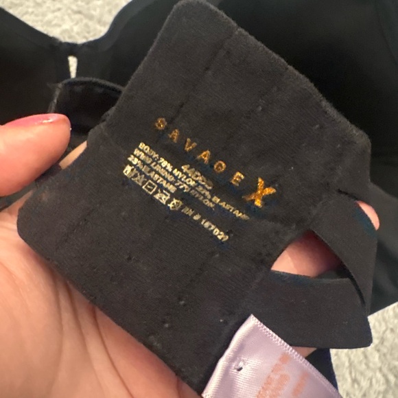 Savage X Fenty Black Smooth T-Shirt Bra 44DDD - Picture 5 of 5